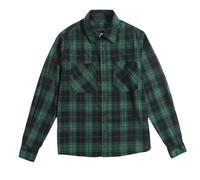 LOPILY Camisa Color Hombre Casual Shirts Loose Shirts All Jackets (Green, XXXL)