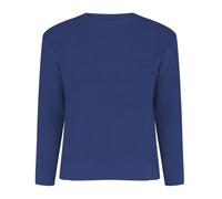 LOPILY Camiseta Hombre Manga Larga Color Under The Crew Neck Sweater Loose Casual Knitwear (Blue, S)