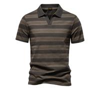 LOPILY Camiseta Tenis de algodón con Solapa a y Manga Corta para Hombre (JN, M)