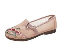 LOPILY Compra Online Zapatos Casuales de Verano Hueco Transpirable Tacón Zapatos Casuales de (Pink, 37)