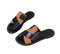 LOPILY Go Sexy Zapatillas Mujer de verano a juego, de una sola línea, informales, con de pez, de comercio exterior (Brown, 41)