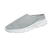 LOPILY Negras Mujer grandes y transpirables para mujer, con, para que no se cansan, zapatos casuales con un solo (Grey, 41)