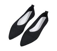 LOPILY Negras Mujer para Mujer, Zapatillas y Transpirables para Caminar, Zapatos de sin Cordones, Zapatillas de Deporte con Soporte para el (Black, 40)