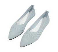 LOPILY Negras Mujer para Mujer, Zapatillas y Transpirables para Caminar, Zapatos de sin Cordones, Zapatillas de Deporte con Soporte para el (Blue, 36)