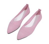 LOPILY Negras Mujer para Mujer, Zapatillas y Transpirables para Caminar, Zapatos de sin Cordones, Zapatillas de Deporte con Soporte para el (Pink, 40)