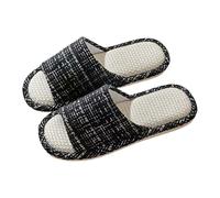 LOPILY Pantuflas De para mujer Zapatillas casuales huecas Zapatos Sandalias (Black, 44)