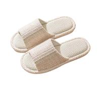 LOPILY Pantuflas De para mujer Zapatillas casuales huecas Zapatos Sandalias (White, 36)