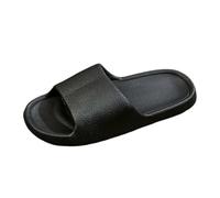 LOPILY Pantuflas Hombre para hombre, ligeras y cálidas, con diseño navideño de animales. (Black, 44)
