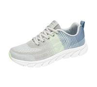 LOPILY Pie Zapatillas Soft Sole Women's Shoes Mesh Lightweight Casual Sneakers (Green, 39)