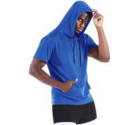 LOPILY Polos De Marca Shirt Bottoming Shirt Men's Short Sleeved T Shirt Men's Sports Tops T Shirt (Blue, XXXL)