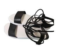 LOPILY Sandalia Chancla Mujer de verano para mujer (Black, 37)