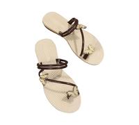 LOPILY Sandalia Mujer Ancho Especial de para mujer, de talla grande, ligeras y a la (Brown, 35)