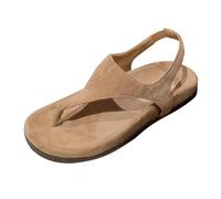 LOPILY Sandalias Mujer Azul con gruesa y punta con clip de espiga de de de verano para mujer (White, 38)