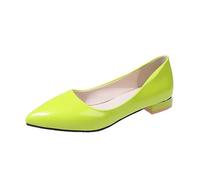 LOPILY Sandalias Mujer Baratas Cuero Transpirables, Zapatos Casuales, Zapatos de Trabajo livianos Unisex, Zapatillas de Trabajo Deportivas Transpirables sin Cordones (Green, 40)