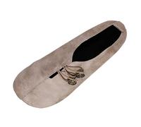 LOPILY Sandalias Mujer Negra para mujer, de y plana, con punta redonda y, talla grande (Khaki, 39)