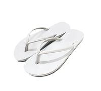 LOPILY Sandalias Mujer Rebajas mujer, zapatillas en espiga, novedad de verano, blanda, zapatillas en espiga de Color sólido, zapatos de playa (White, 40)