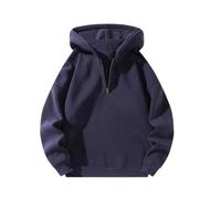 LOPILY Sudaderas Mujer Grande con Capucha y Media Cremallera Informal de Color Liso a la para Mujer Sudadera Capucha, Ropa, Abrigo Talla Grande, Sudadera Estrellas, Invierno, Bolsillos
