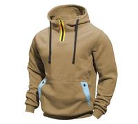 LOPILY Top Case Men Men's Cargo Quarter Zip Pullover Workout Running Active Sweatshirt with Pockets Sudaderas con Capucha para Hombre Bolsillos Moda Ligero Color Sólido Manga Larga Otoño/Invierno