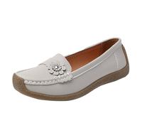LOPILY Zapatilla Negra Mujer Woven Go Walking Shoes Arch Support Hands Slip In Sneakers (Grey, 41)