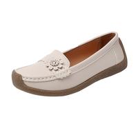 LOPILY Zapatilla Negra Mujer Woven Go Walking Shoes Arch Support Hands Slip In Sneakers (White, 41)