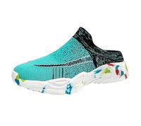 LOPILY Zapatillas Atletismo Mujer de Verano Hueco Transpirable Tacón Zapatos Casuales de (Mint Green, 41)
