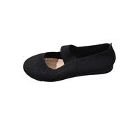 LOPILY Zapatillas De Ballet para Mujer, con Cabeza Redonda y Profundos, cómodos y versátiles para Exteriores. (Black, 42)
