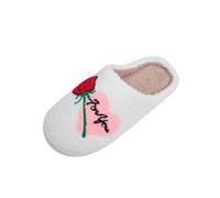 LOPILY Zapatillas De Felpa Mujer Zapatillas casuales huecas Zapatos Sandalias (White, 36)