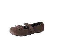 LOPILY Zapatillas Deportivas Mujer Doradas Zapatos de Mujer Planas cómodos Zapatos Casuales (Coffee, 38)