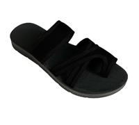 LOPILY Zapatillas Deportivas Vestir Mujer casuales huecas Zapatos Sandalias retro (Black, 41)