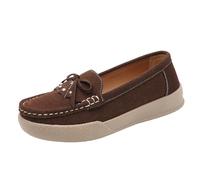 LOPILY Zapatillas Descalzas Mujer Summer and Autumn Loafers Flat Shoes Shallow Mouth Single Soft Sole Light Casual