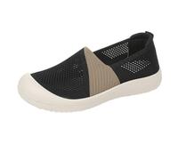 LOPILY Zapatillas Descanso Mujer mujer, transpirables, ligeros, con y antideslizante, informales. (Black, 41)