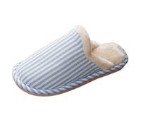 LOPILY Zapatillas Dinosaurio el antideslizantes para interiores, cálidas y respetuosas con la, con gruesa a felpa invierno para mujer (Blue, 40)