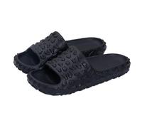 LOPILY Zapatillas extragrandes y para mujer, de verano, antideslizantes, para interiores y exteriores. (Black, 44)