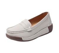 LOPILY Zapatillas Mujeres Deportivas Woven Go Walking Shoes Arch Support Hands Slip In Sneakers (Grey, 41)