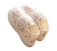 LOPILY Zapatillas Respirable Mujer con Capucha Gruesa y cálida con Bolsillos Abiertos y Dobles con Cremallera Color sólido para otoño e Invierno para Hombres (Hot Pink, 40)