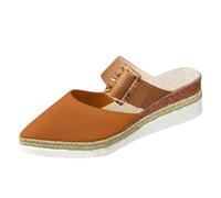 LOPILY Zapatillas Trabajar Mujer Mujer, Nuevas, de Talla Grande, con cuña y Gruesa, Informales (Coffee, 38)