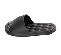 LOPILY Zapatillas unisex de verano para interiores, baños, dormitorios, de baño ligera para parejas y exteriores. (Black, 40)