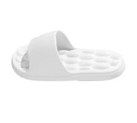 LOPILY Zapatillas unisex de verano para interiores, baños, dormitorios, de baño ligera para parejas y exteriores. (White, 38)