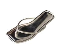 LOPILY Zapatillas Vestir Mujer elegantes e informales para mujer para verano (Silver, 38)