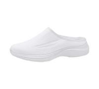 LOPILY Zapatos Bailarina Niña Casuales de Verano Hueco Transpirable Tacón Zapatos Casuales de (White, 37)