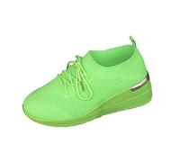 LOPILY Zapatos Charol Mujer para Mujer, Informales, Antideslizantes, de, de Malla, para Caminar, Gimnasio, Entrenamiento, Transpirables, para el Trabajo, cómodas y Ligeras. (Light Green, 42)