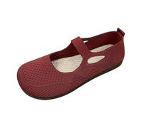 LOPILY Zapatos Cocina Mujer Informales para Mujer, cómodos y a la, de Malla para Caminar en la Playa, Ligeros y Transpirables, sin Cordones (Red, 41)