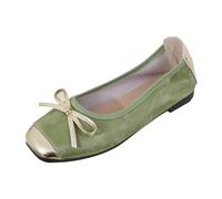 LOPILY Zapatos De Tacón Rojo Niña de Verano Hueco Transpirable Tacón Zapatos Casuales de (Green, 41)