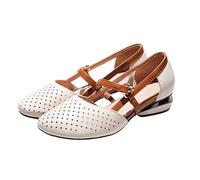 LOPILY Zapatos Deporte Casual Mujer Zapatos de Mujer tacón bajo cómodos Zapatos Casuales (White, 36)