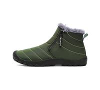 LOPILY Zapatos Invierno Botas cálidos Botas de esquí al libre Engrosamiento (Green, 45)