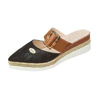 LOPILY Zapatos Invierno Niño Mujer, Nuevas, de Talla Grande, con cuña y Gruesa, Informales (Black, 41)
