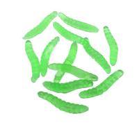 lopituwe 100 Uds Juguete novedoso Gusano de Pan simulado señuelo para Halloween Juguetes Divertidos y novedosos Son los Mejores Accesorios para Halloween, Verde