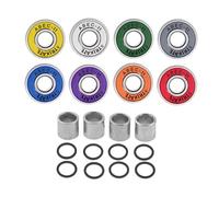 lopituwe 608 Patines Patineta Rodamiento Rodamiento Calza Resistente al Desgaste Resistencia Experiencia de Conducción Estable Resistencia y Sólido Diseñado para Baja Voz, Vistoso, 22 mm