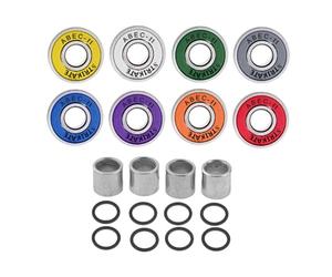 lopituwe 608 Patines Patineta Rodamiento Rodamiento Calza Resistente al Desgaste Resistencia Experiencia de Conducción Estable Resistencia y Sólido Diseñado para Baja Voz, Vistoso, 22 mm