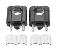 lopituwe Abrazadera elevadora de manillar de 28 mm de fácil instalación, accesorios para motocicletas, de aluminio duradero, altura del manillar que permite una conducción más